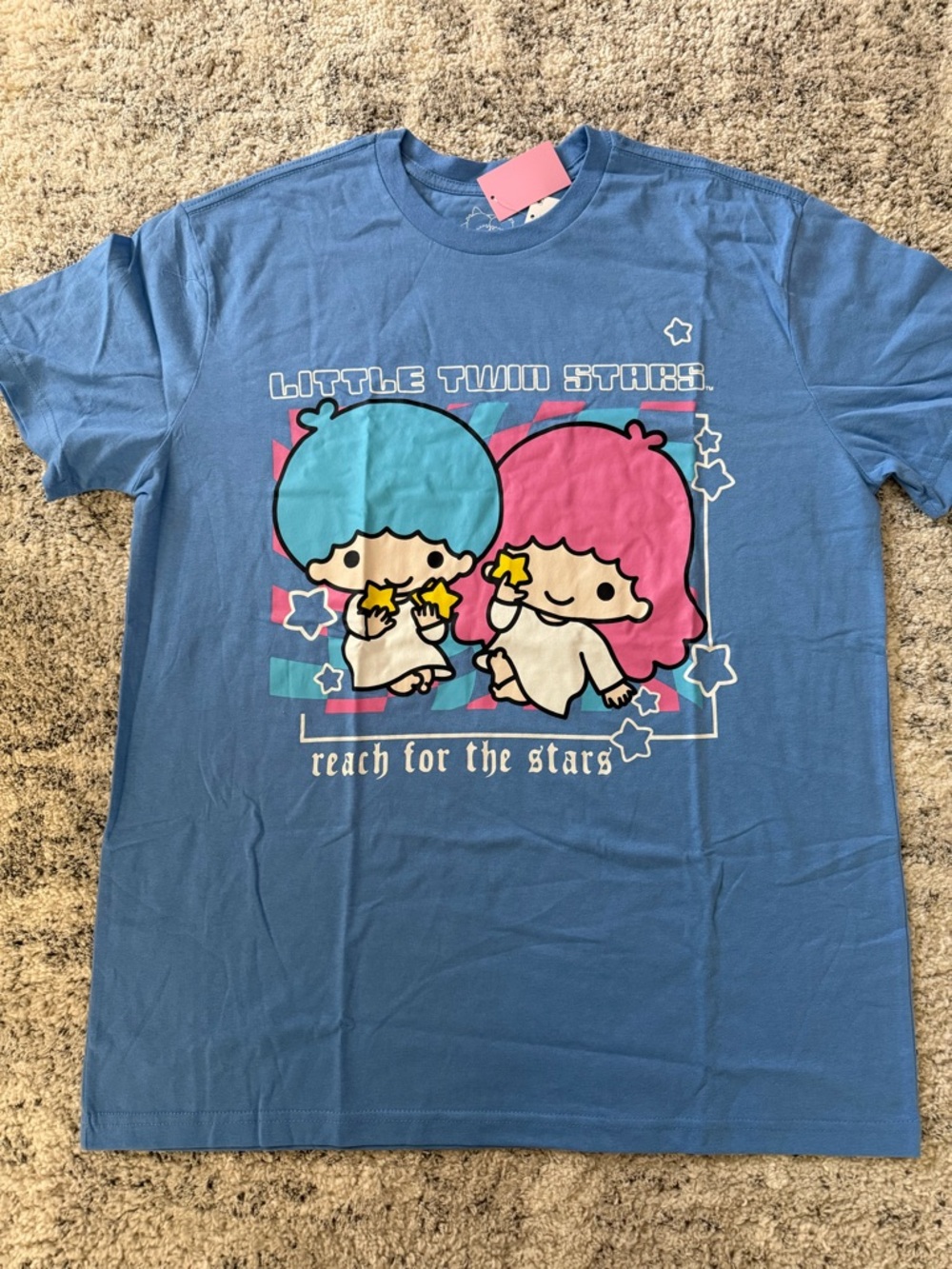 Little Twin Stars Kids Blue Graphic Tee by Sanrio